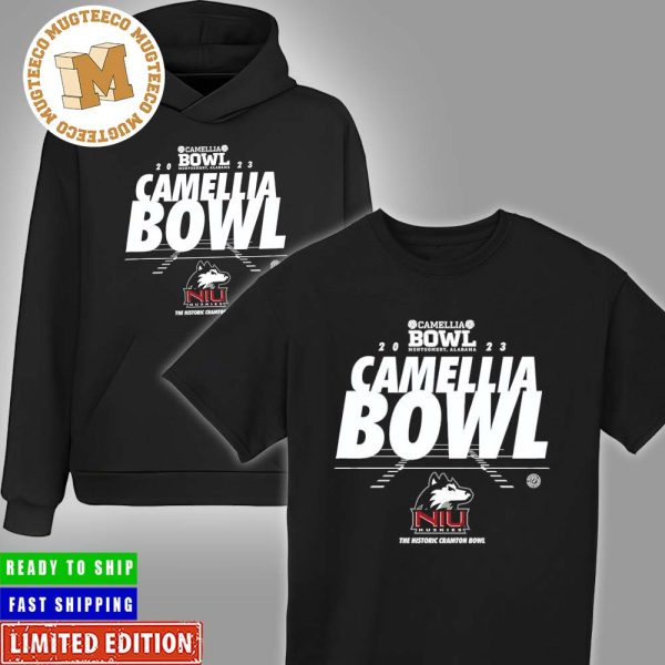 Northern Illinois Huskies Logo 2023 Camellia Bowl Montgomery Alabama Classic T-Shirt Hoodie