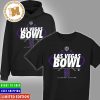 Northwestern Wildcats vs Utah Utes Helmet Head To Head 2023 SRS Distribution Las Vegas Bowl Unisex T-Shirt Hoodie