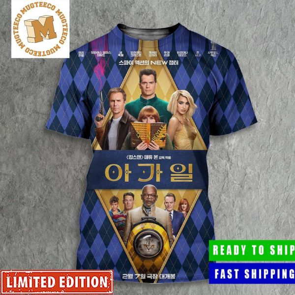 Official Argylle New International Poster Korean Style All Over Print Shirt