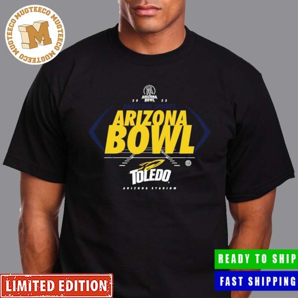 Official College Football Bowl Games 2023 Arizona Bowl Toledo Rockets Arizona Stadium Logo Unisex T-Shirt