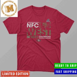 San Francisco 49ers Fanatics Branded 2023 NFC West Division Champions Conquer Classic T-Shirt