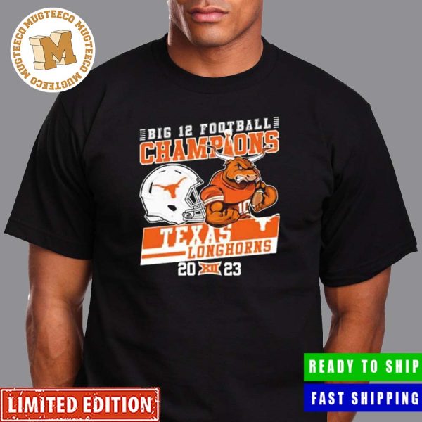 Texas Longhorns Mascot Big 12 Football Conference Champions 2023 Unisex T-Shirt