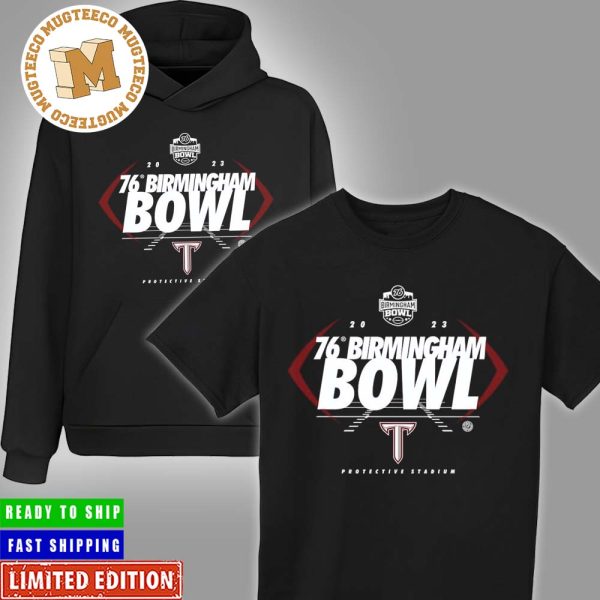 Troy Trojans Scores Birmingham Bowl 76 2023 protective Stadium Logo Classic T-Shirt