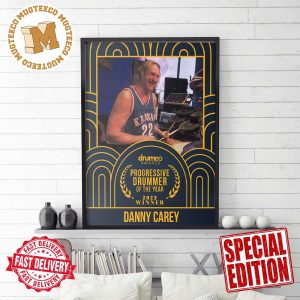 Congratulations Danny Carey Drumeo Awards Progressive Drummer Of The Year 2023 Winner Wall Poster Decor Canvas