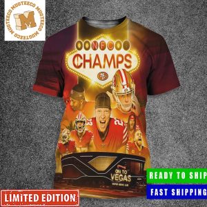 Congratulations San Francisco 49ers Tie The NFL Record With Their 8th NFC Championship NFL Playoffs All Over Print Shirt