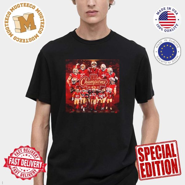 Congratulations To The San Francisco 49ers On Winning The NFC Championship Super Bowl LVIII 2024 Unisex T-Shirt