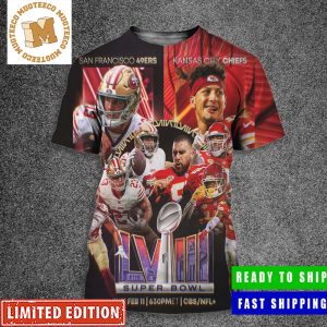 Head To Head San Francisco 49ers Vs Kansas City Chiefs Super Bowl LVIII SUN FEB 11 630PMET All Over Print Shirt