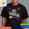 Kansas City Chiefs Are 2024 AFC Championship Champions NFL Playoffs Team Helmet Unisex T-Shirt