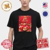 Kansas City Chiefs Patrick Mahomes And Travis Kelce Riding In A Getaway Car To Vegas Super Bowl LVIII Poster Unisex T-Shirt