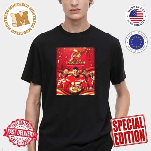 Kansas City Chiefs Back To Back AFC Championship Game Champions Poster Classic T-Shirt