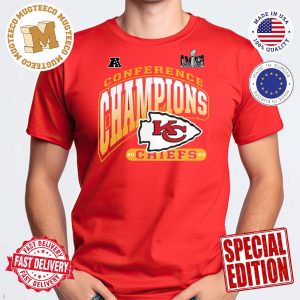 Kansas City Chiefs Fanatics Branded 2023 AFC Champions Hail Mary Unisex T-Shirt