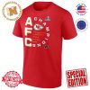 Kansas City Chiefs Fanatics Branded 2023 AFC Champions Unisex T-Shirt