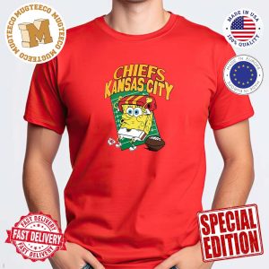 Kansas City Chiefs Homage Super Bowl LVIII x Spongebob Squarepants Unisex T-Shirt