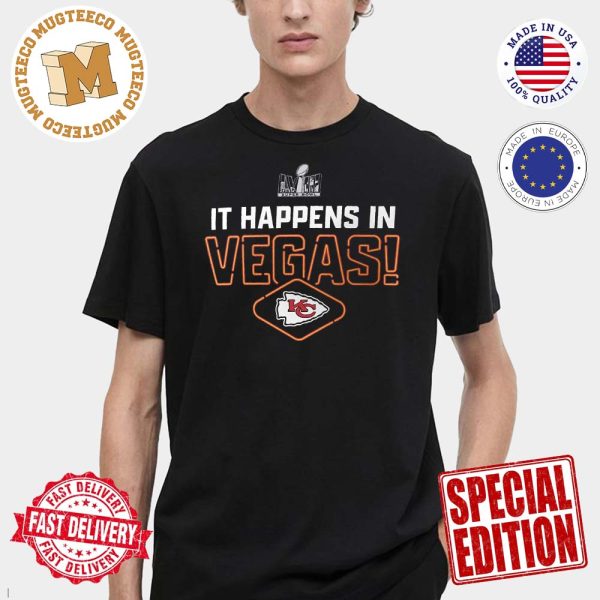 Kansas City Chiefs Nike Super Bowl LVIII Logo Lockup Unisex T-Shirt