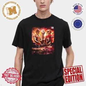 Kansas City Chiefs X San Francisco 49ers Rematch In Super Bowl LVIII Unisex T-Shirt