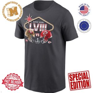 Nike Kansas City Chiefs vs. San Francisco 49ers Super Bowl LVIII Matchup Unisex T-Shirt