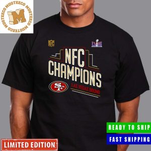 San Francisco 49ers NFC Champions 2024 Super Bowl LVIII Las Vegas Bound Logo Classic T-Shirt