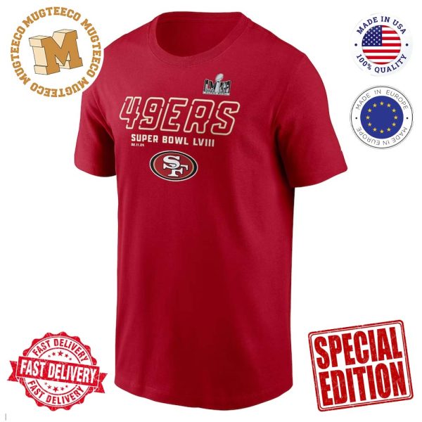 San Francisco 49ers Nike Super Bowl LVIII Iconic Unisex T-Shirt