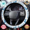 Aston Martin Green Background Steering Wheel Cover