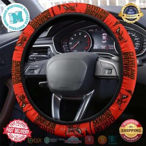 Cleveland Browns Steering Wheel Cover