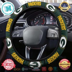 Green Bay Packers Steering Wheel Cover