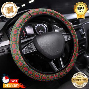 Gucci Car Brown Monogram Steering Wheel Cover
