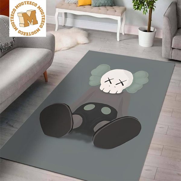 Kaws Holiday Abstract Minimalistic Living Room Carpet Floor Decor