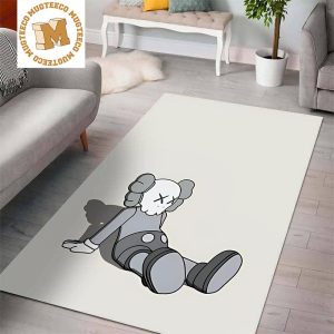 Kaws Holiday Grey Seeing Watching In White Background For Living Room