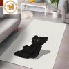 Kaws Holiday In The Cloud In Sky Blue Background For Living Room Carpet Rugs