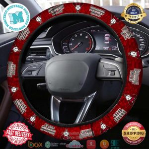 MLB Arizona Diamondbacks Red Steering Wheel