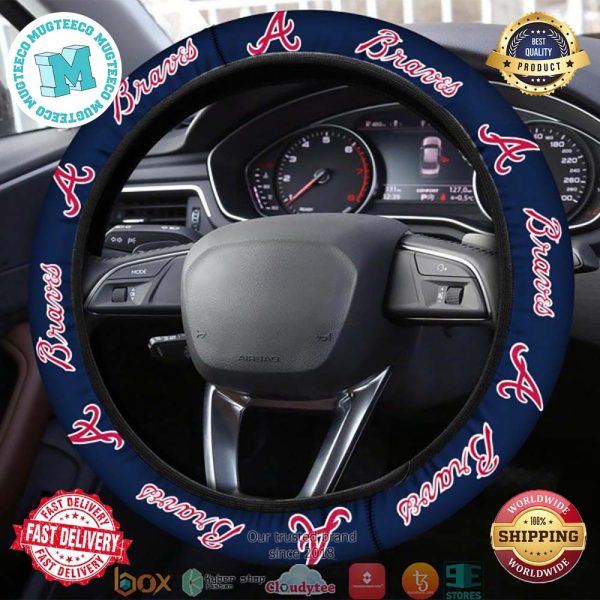 MLB Atlanta Braves Steering Wheel Cover