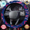 MLB Cincinnati Reds White Steering Wheel Cover