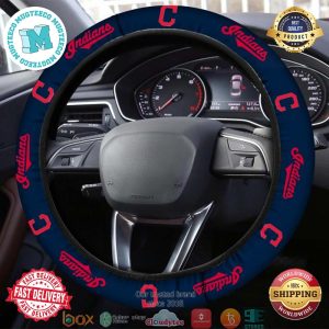 MLB Cleveland Indians Steering Wheel Cover