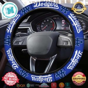 MLB Los Angeles Dodgers Steering Wheel Cover