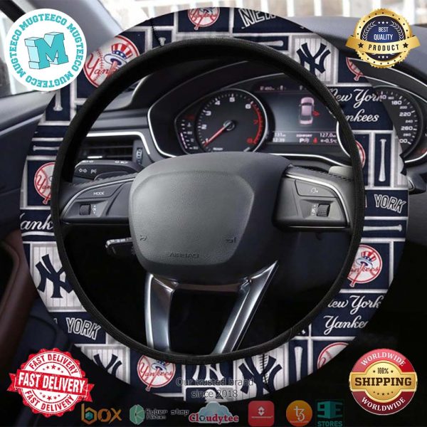 MLB New York Yankees Steering Wheel Cover