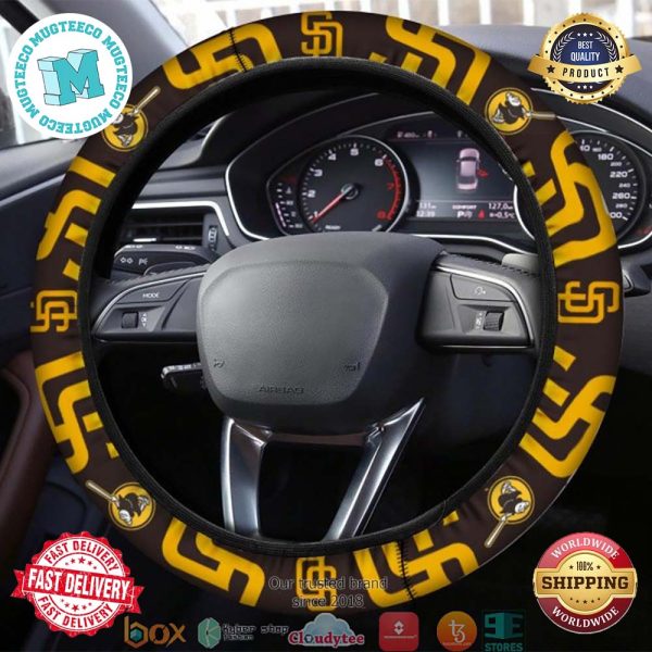 MLB San Diego Padres Steering Wheel Cover