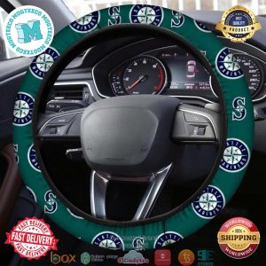 MLB Seattle Mariners Steering Wheel Cover