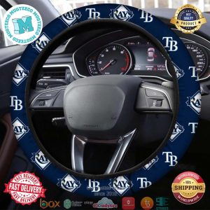 MLB Tampa Bay Rays Steering Wheel Cover