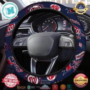 MLB Washington Nationals Steering Wheel Cover