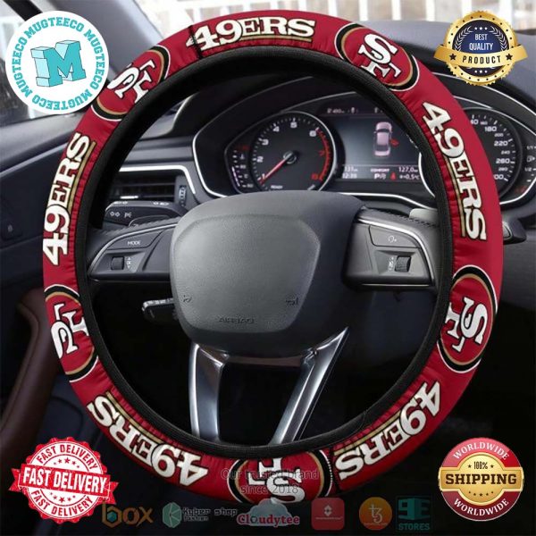 San Francisco 49ers Steering Wheel Cover