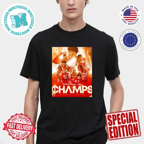 The Kansas City Chiefs Are Super Bowl LVIII Champions Unisex T-Shirt