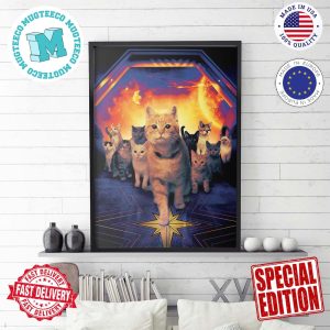 The Marvels Enter The Flerkens Brand New Total Film Cover Wall Decor Poster Canvas