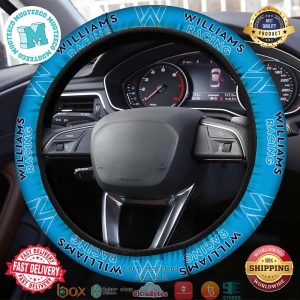 Williams Racing Blue Steering Wheel Cover