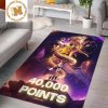 Congratulations LeBron James Reach 40K Career Points Los Angeles Lakers Rug Home Decor