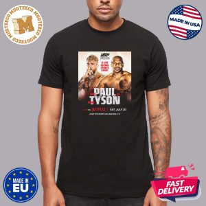 A Live Global Sports Event Jake Paul Vs Mike Tyson Live On Netflix Classic T Shirt