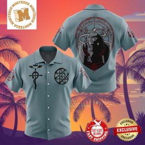 Alphonse V2 Full Metal Alchemist Summer 2024 Hawaiian Shirt For Family
