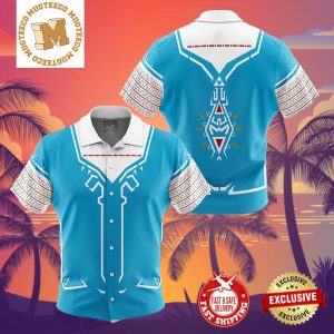 Breath Of The Wild Style Legend Of Zelda Summer 2024 Hawaiian Shirt For Family
