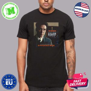 Cillian Murphy First Time Wins Best Actor At The Oscars With Oppenheimer 2024 First Academy Award Vintage T Shirt