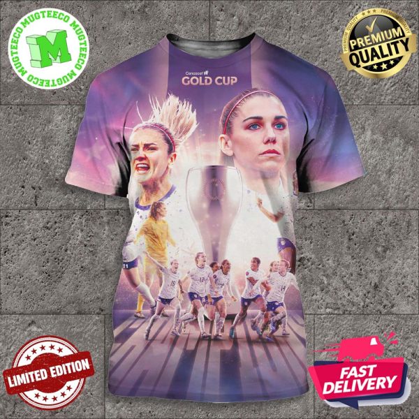 Congrats US Women National Soccer Team 2024 Concacaf W Gold Cup Champions All Over Print Shirt