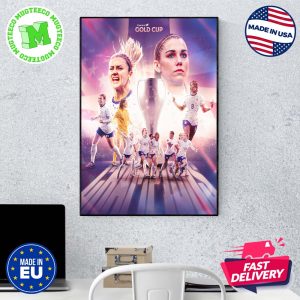 Congrats US Women National Soccer Team 2024 Concacaf W Gold Cup Champions Home Decor Poster Canvas